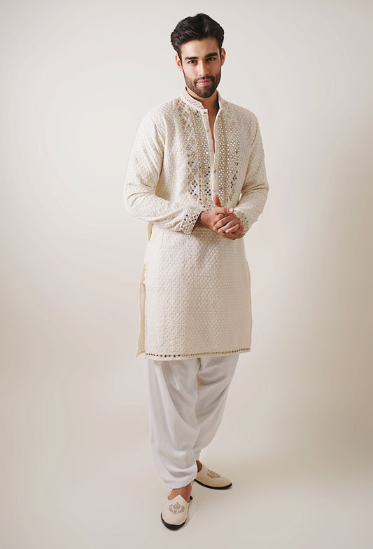 Mirror Work Kurta