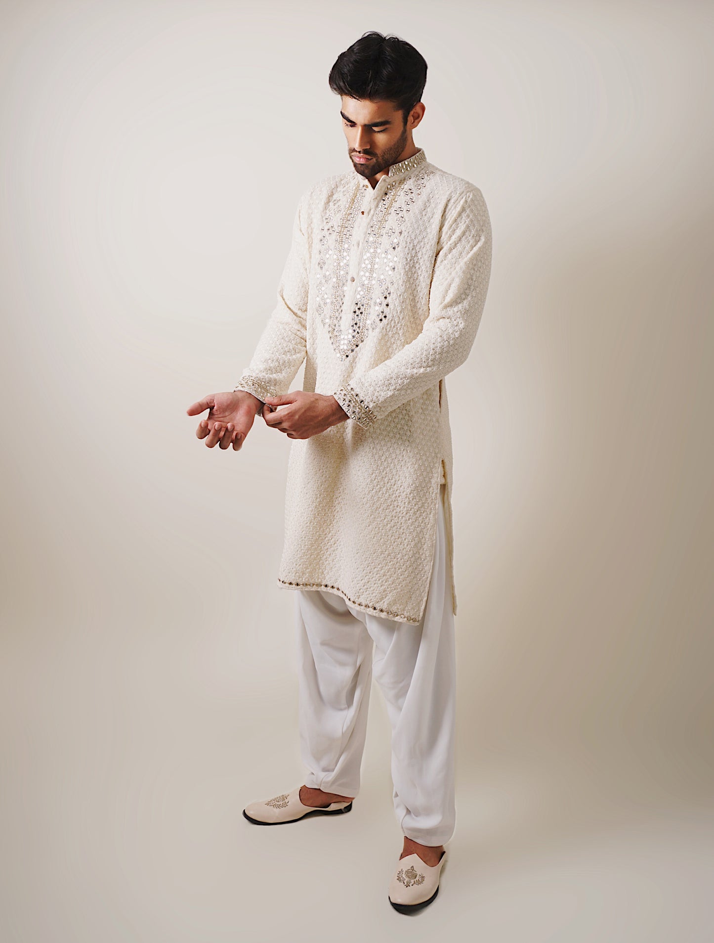 Mirror Work Kurta